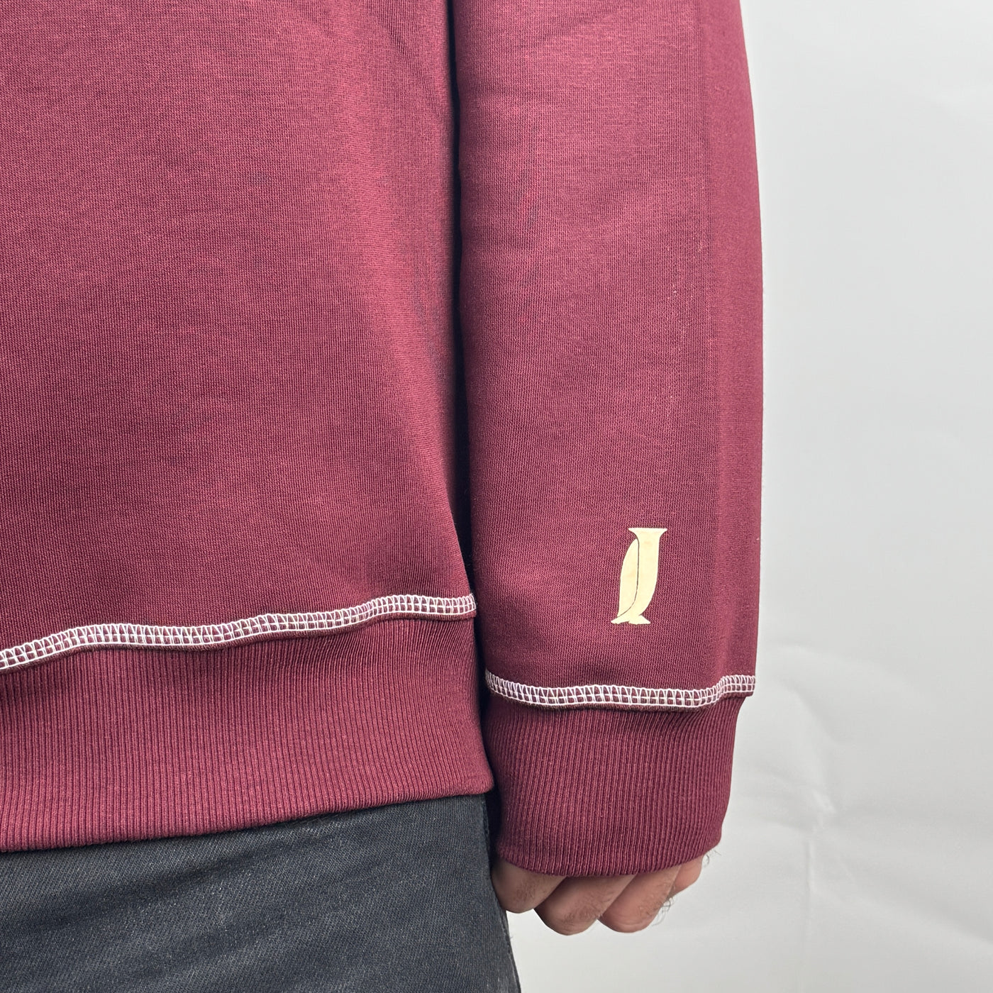 The Elite Club Hoodie in Burgundy