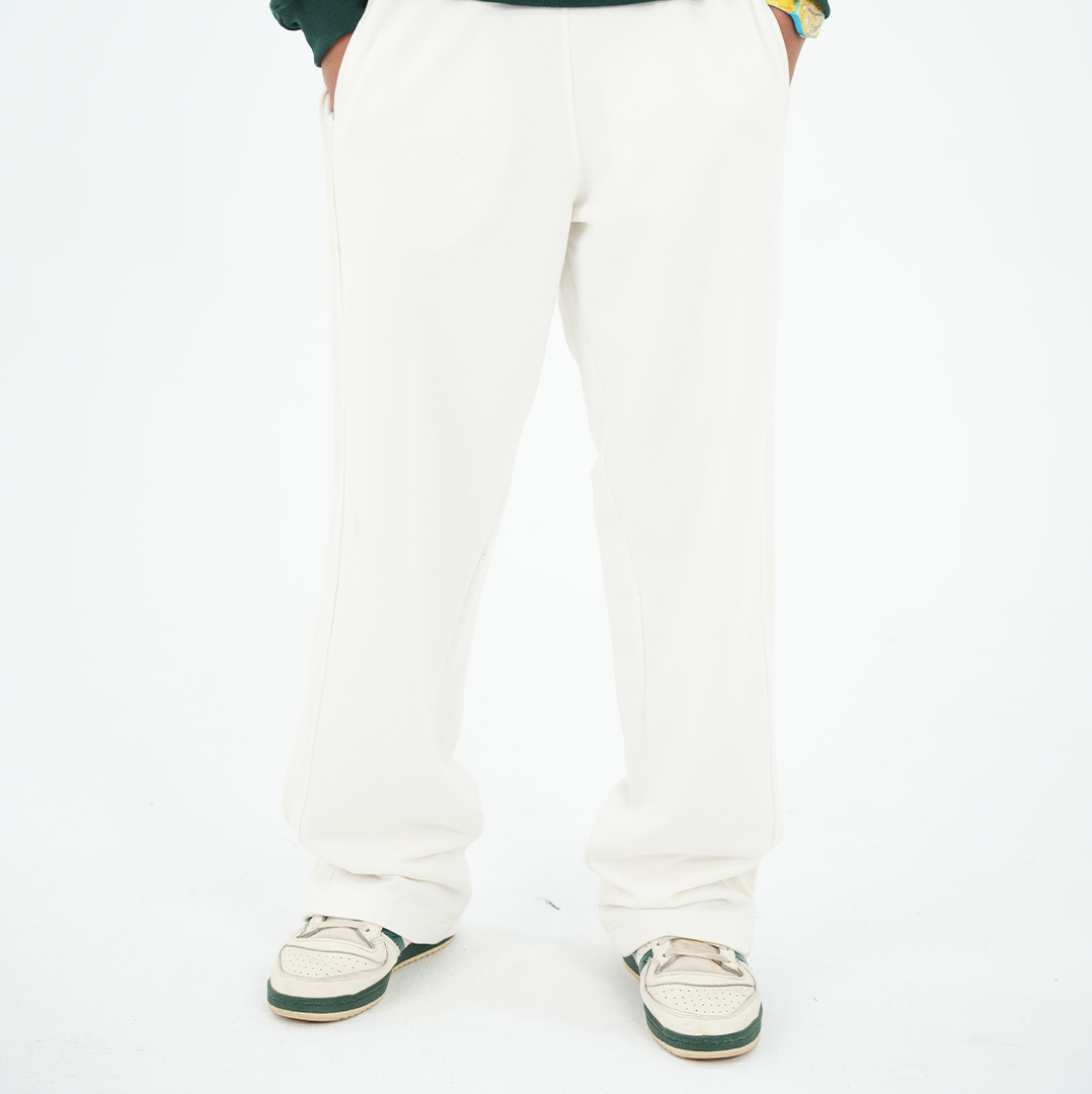 White sweat pants